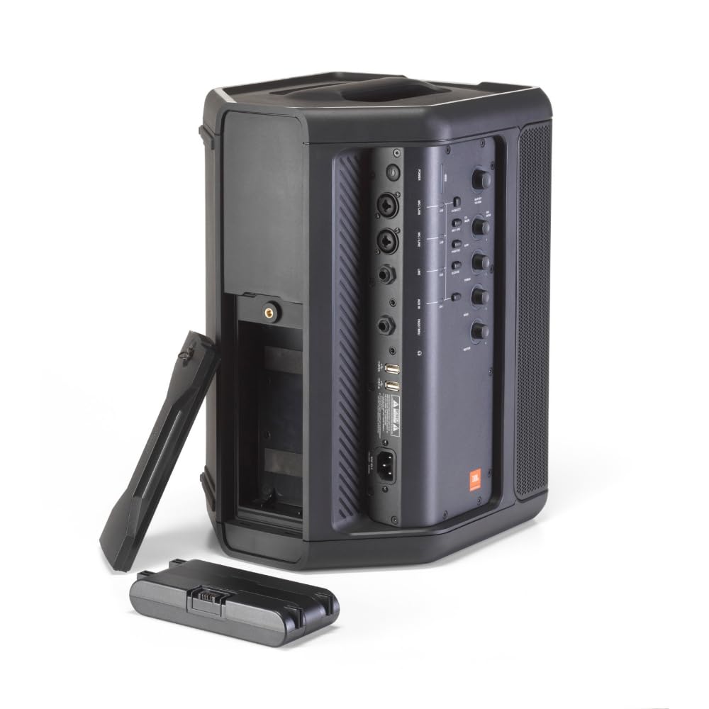 JBL Professional All-in- 1 Rechargeable Personal System with Bluetooth, Black, Rechageable Column PA (EON ONE Compact)