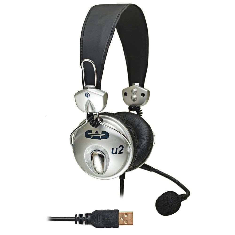 CAD Audio U2 USB Stereo Headphones with Cardioid Condenser Microphone