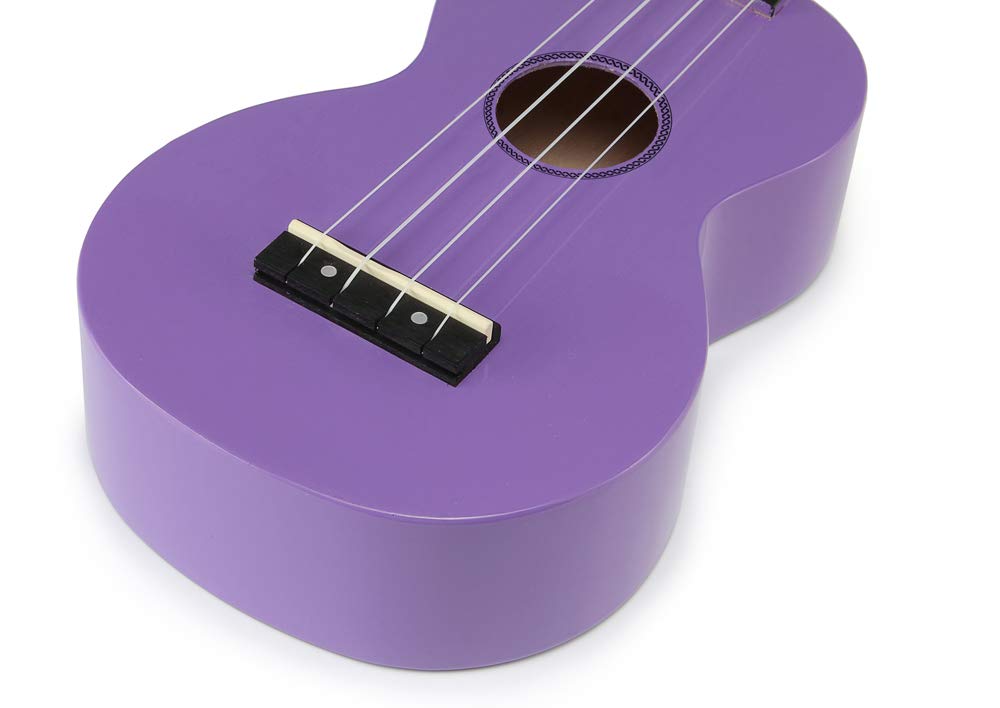 Mahalo Ukuleles MR1PP Rainbow Series Soprano Ukulele,Purple