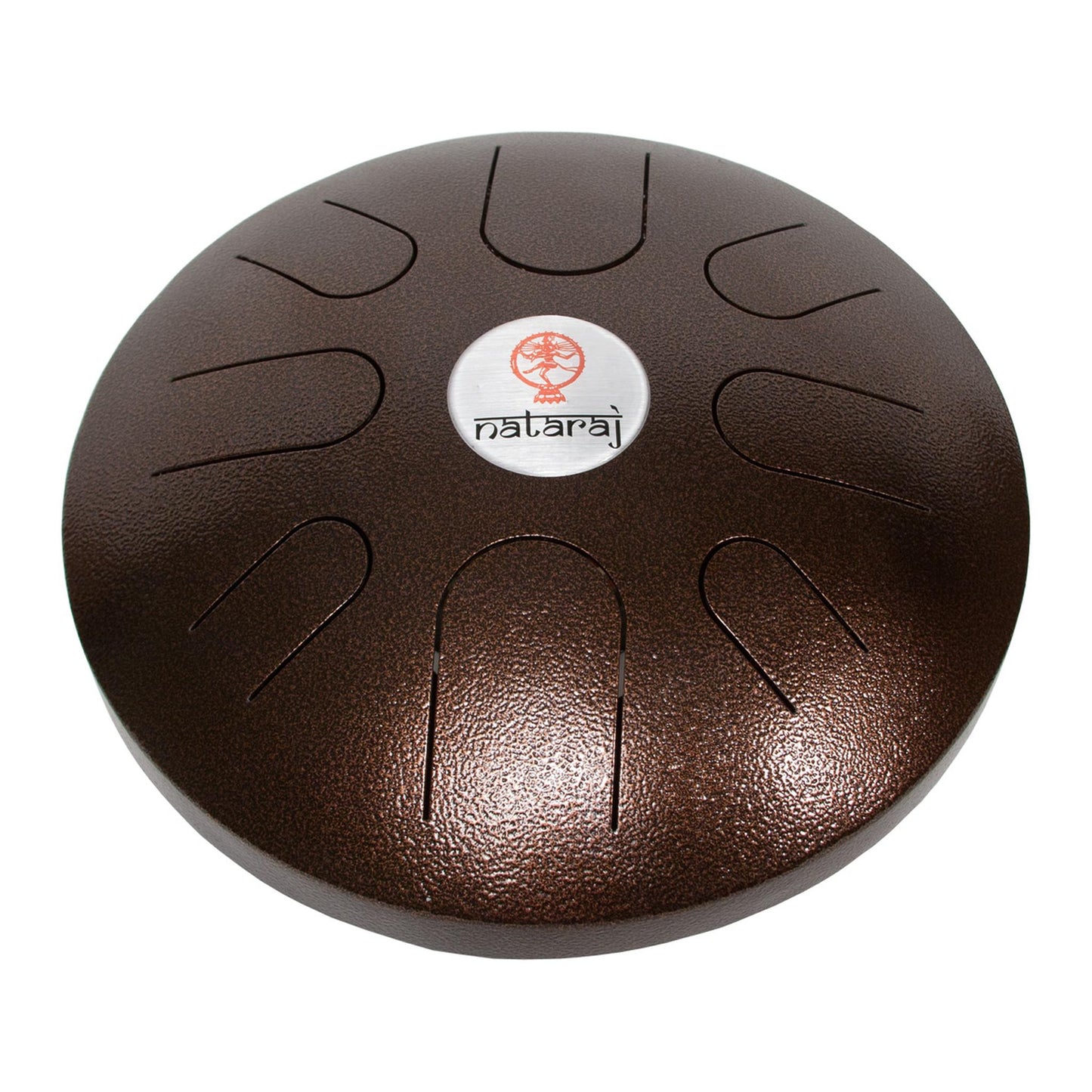 DOBANI 12-Inch Steel Tongue Drum, Tanpura Tuning - Antique Bronze