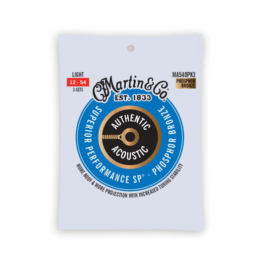 Martin Acoustic Guitar Strings (41Y18MA540PK3)