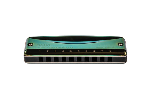 SUZUKI Harmonica, Green Olive-G