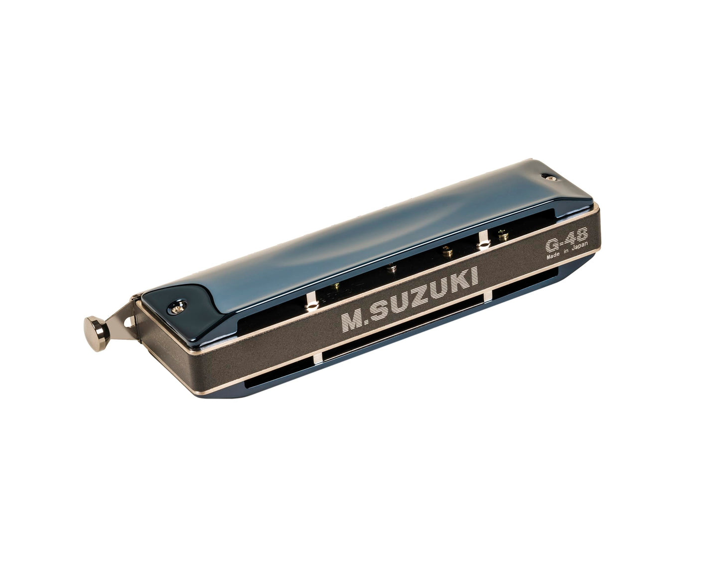 Other Gregoire Maret Harmonica, Dark Blue on Brass (G-48-C)