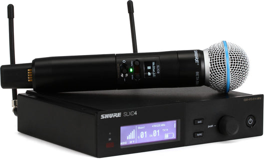 Shure SLXD24/B58 Wireless Microphone System with BETA58A Handheld Mic