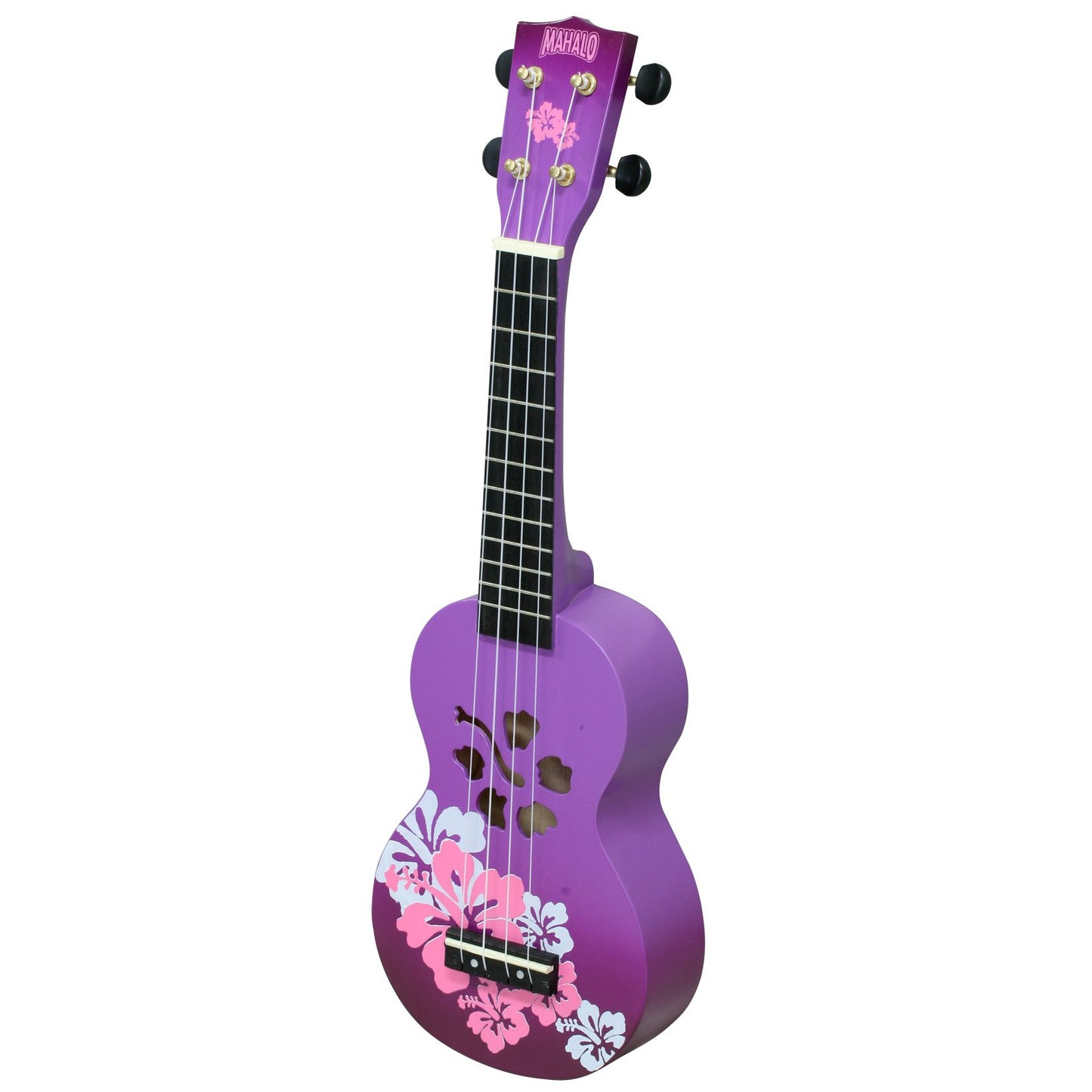 Mahalo Ukuleles Mahalo Designer Series Ukulele, Right Handed, Purple Burst, Soprano (MD1HB ppb)