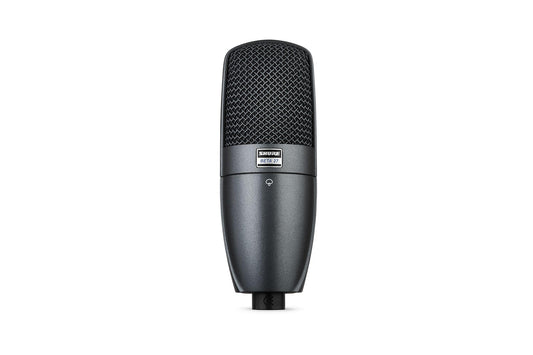 Shure BETA 27 Side-Address Supercardioid Condenser Microphone - Perfect for Instrument and Vocal Applications, Features Switchable Low-Frequency Filter and 3-Layer Internal Pop Filter