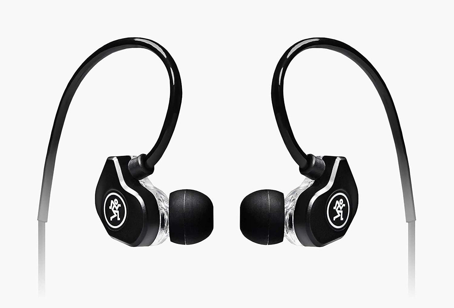 Mackie CR Series, Professional Fit Earphones with Dual-Driver Sound, Black), Mic and Control (CR-BUDS+)