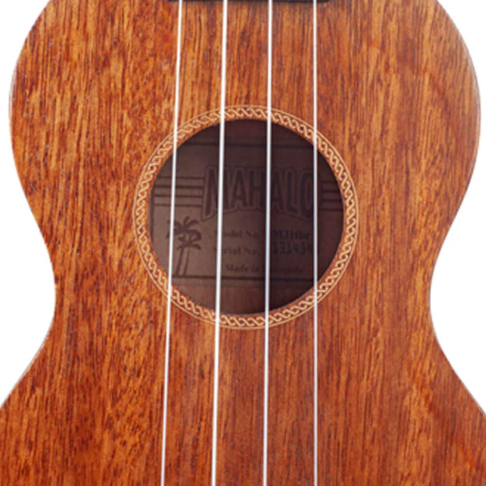 Mahalo Ukuleles MJ1TBR Java Series Soprano Ukulele