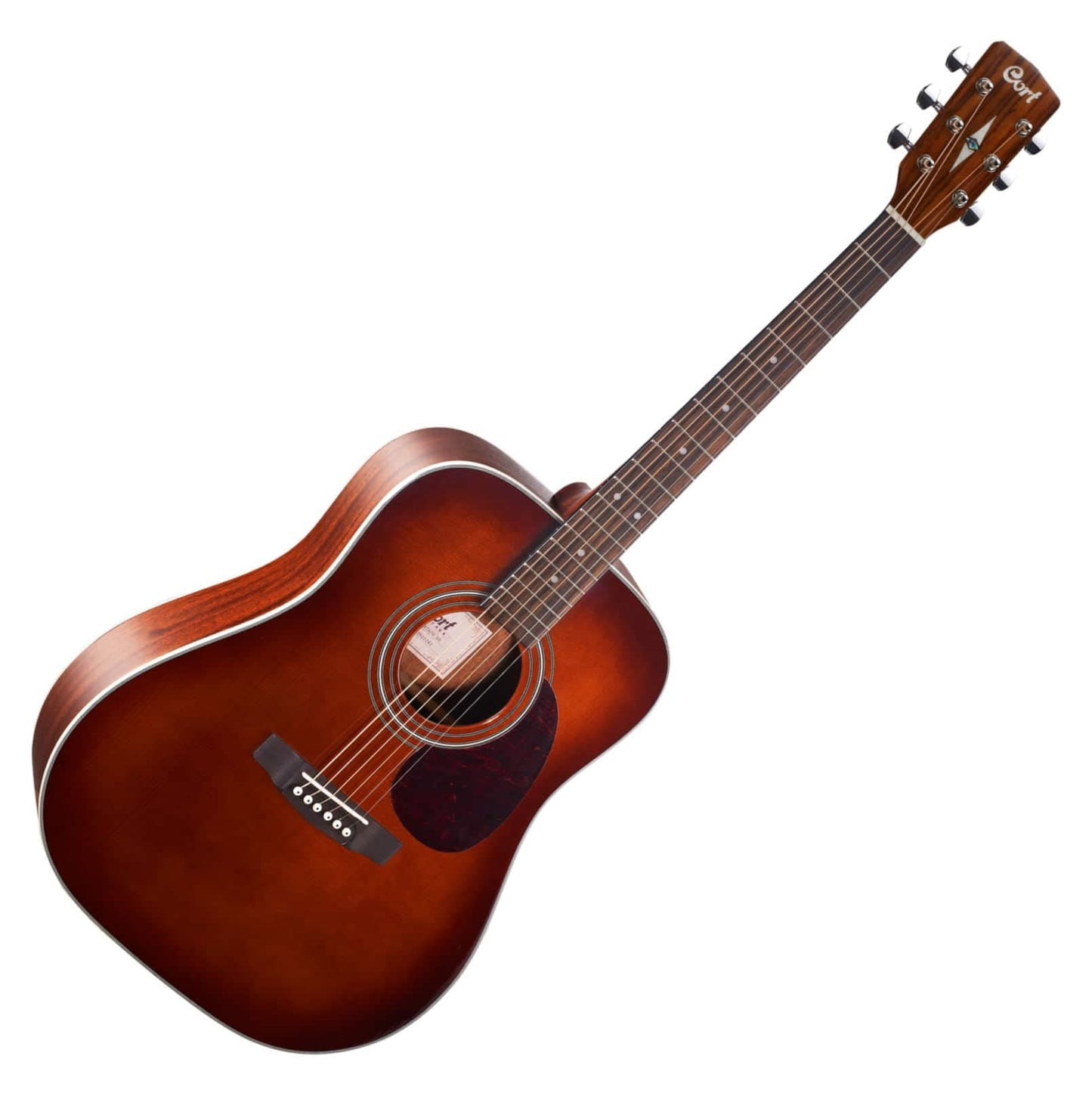 Cort Earth Series Earth70 Acoustic Guitar, Solid Spruce Top, Brown