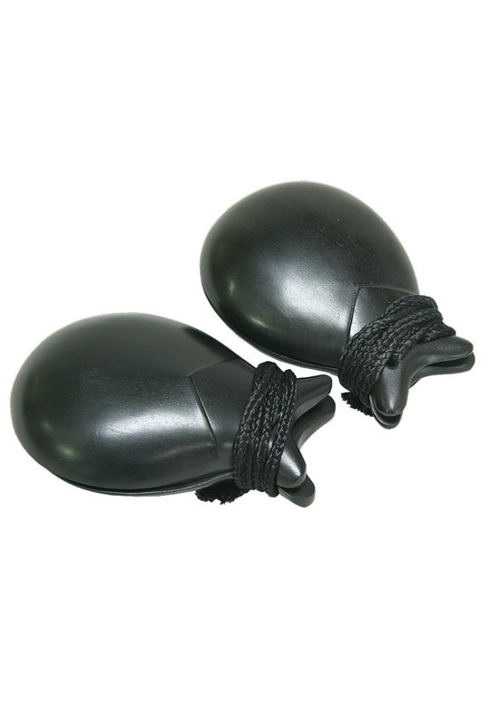 DOBANI Ebony Castanets w/ Black Finish 2.63" - PairBlemished