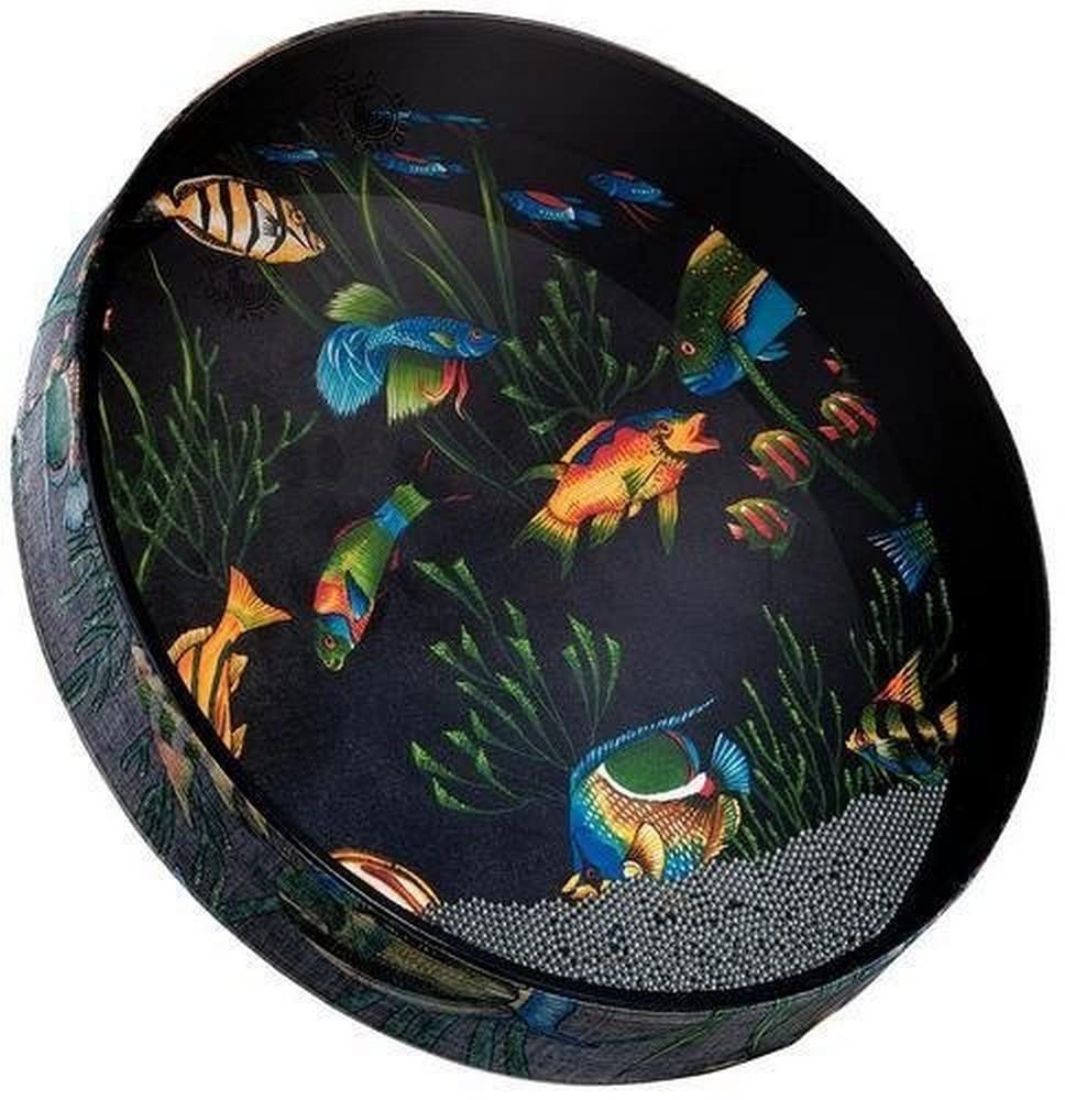 Remo OCEAN DRUM�, 22" Diameter, 2 1/2" Depth, Fish Graphic