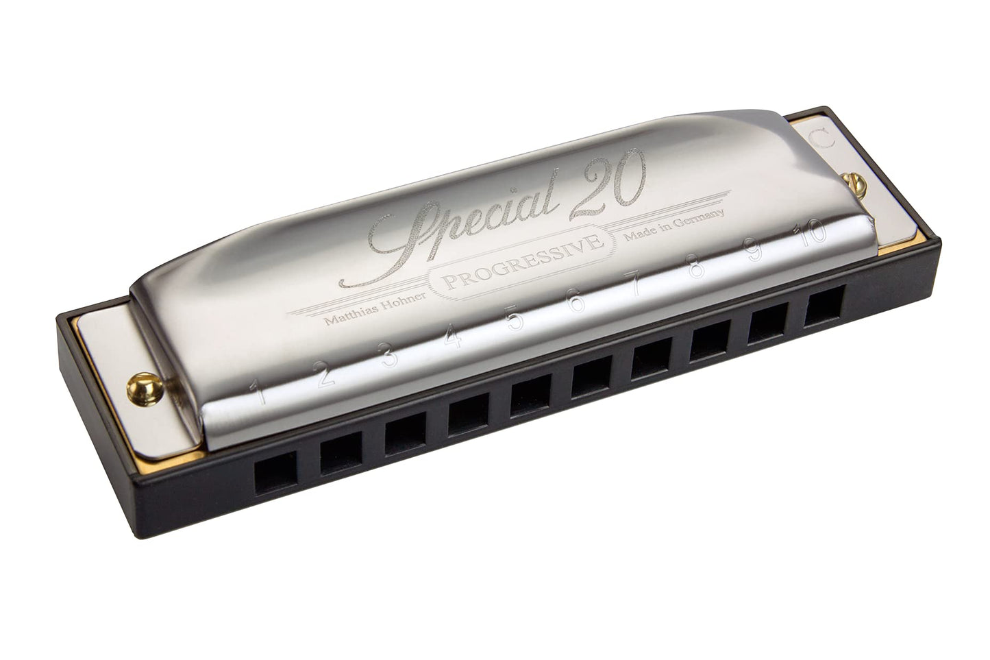 Hohner Harmonica (E Flat, Plastic, Silver, Black, Classic Line, Special Country models tuning)