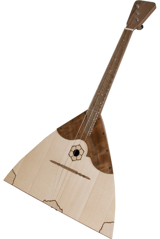 Roosebeck Deluxe Prima Balalaika Walnut Stave Body