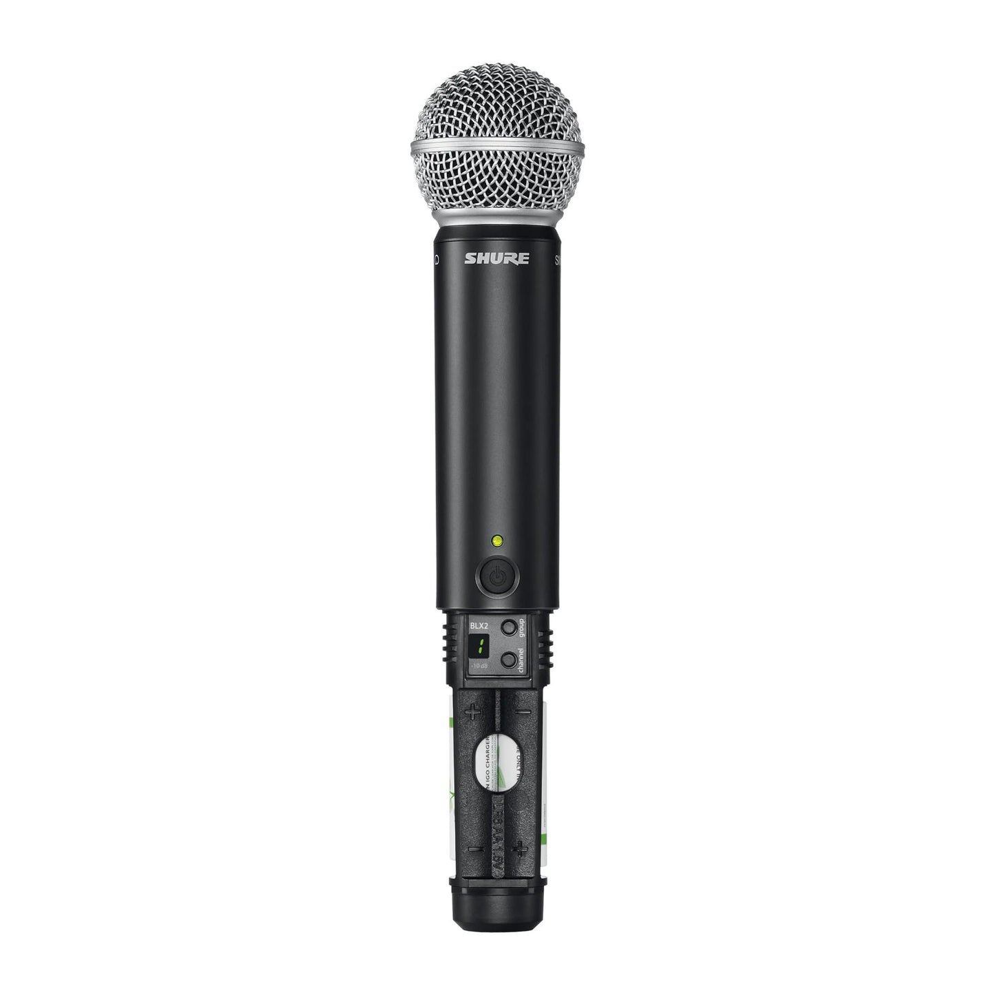 Shure BLX288/SM58 UHF Wireless Microphone System - Perfect for Church, Karaoke, Vocals - 14-Hour Battery Life, 300 ft Range | Includes (2) SM58 Handheld Vocal Mics, Dual Channel Receiver | J11 Band