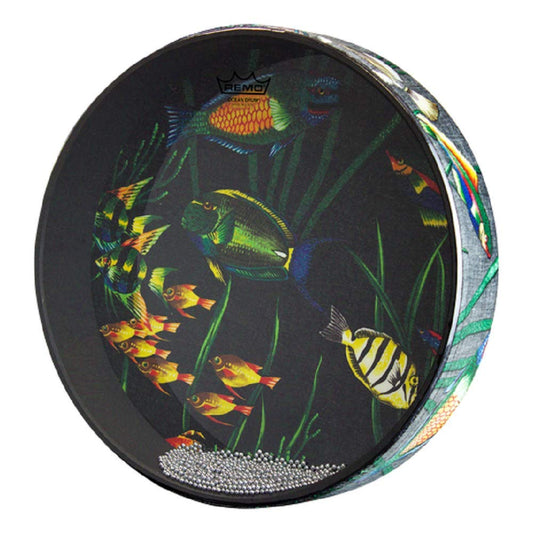 Remo Ocean Drum - Fish Graphic, 12"