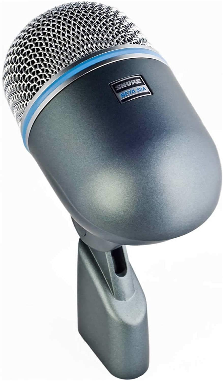 Shure BETA 52A Kick Drum Microphone - Supercardioid Dynamic Mic with High Output Neodymium Element, Locking Stand Adapter, Durabl Steel Mesh Grille and Shock Mount