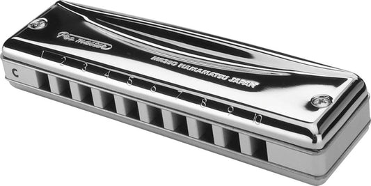 SUZUKI Harmonica, Silver with chrome plating (MR-350-D)