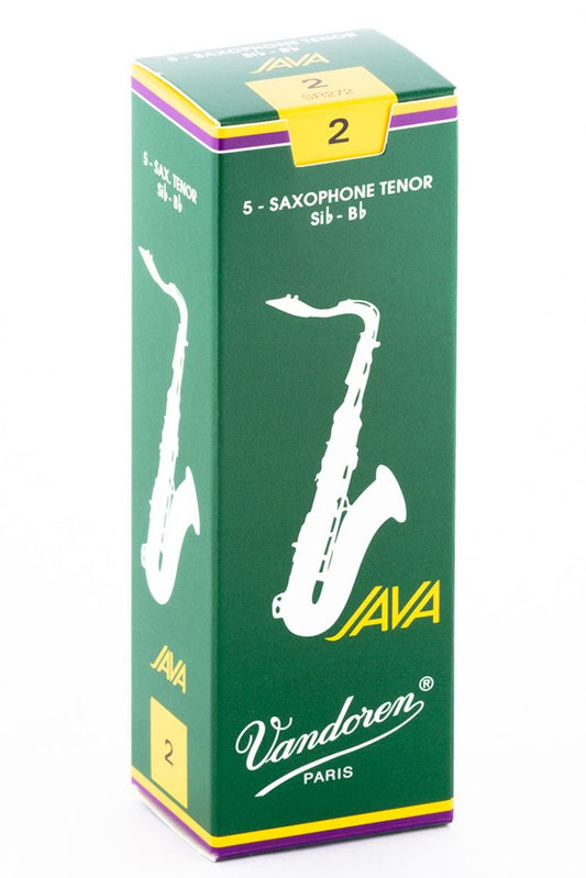 Vandoren Tenor Sax Java Reeds Strength #2; Box of 5