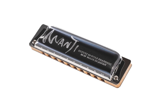 SUZUKI Harmonica, Silver M20 Manji 10-Hole C