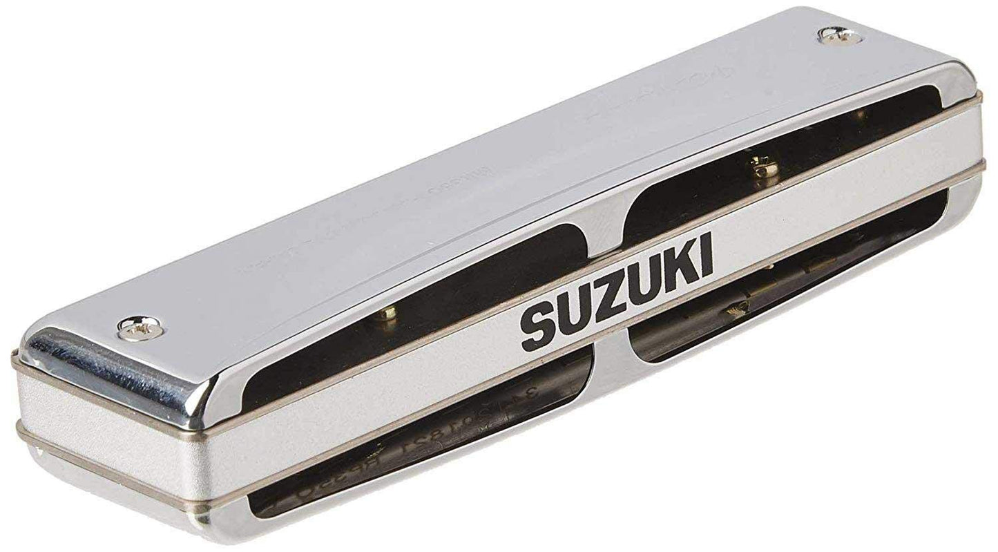 Other Harmonica, Silver with chrome plating (Suzuki-Promaster-Valved-Ab)