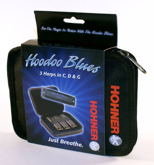 Hohner HBP Hoodoo Blues Harmonica - 3-Pack