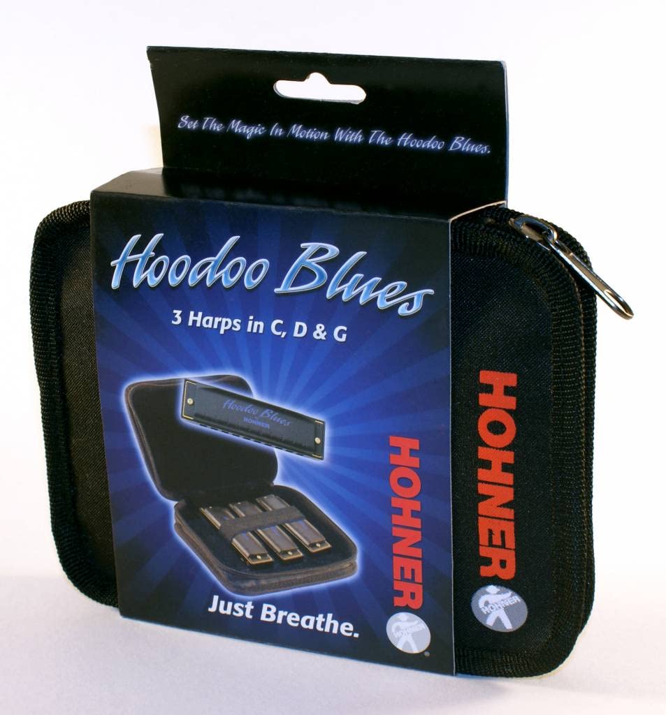 Hohner HBP Hoodoo Blues Harmonica - 3-Pack