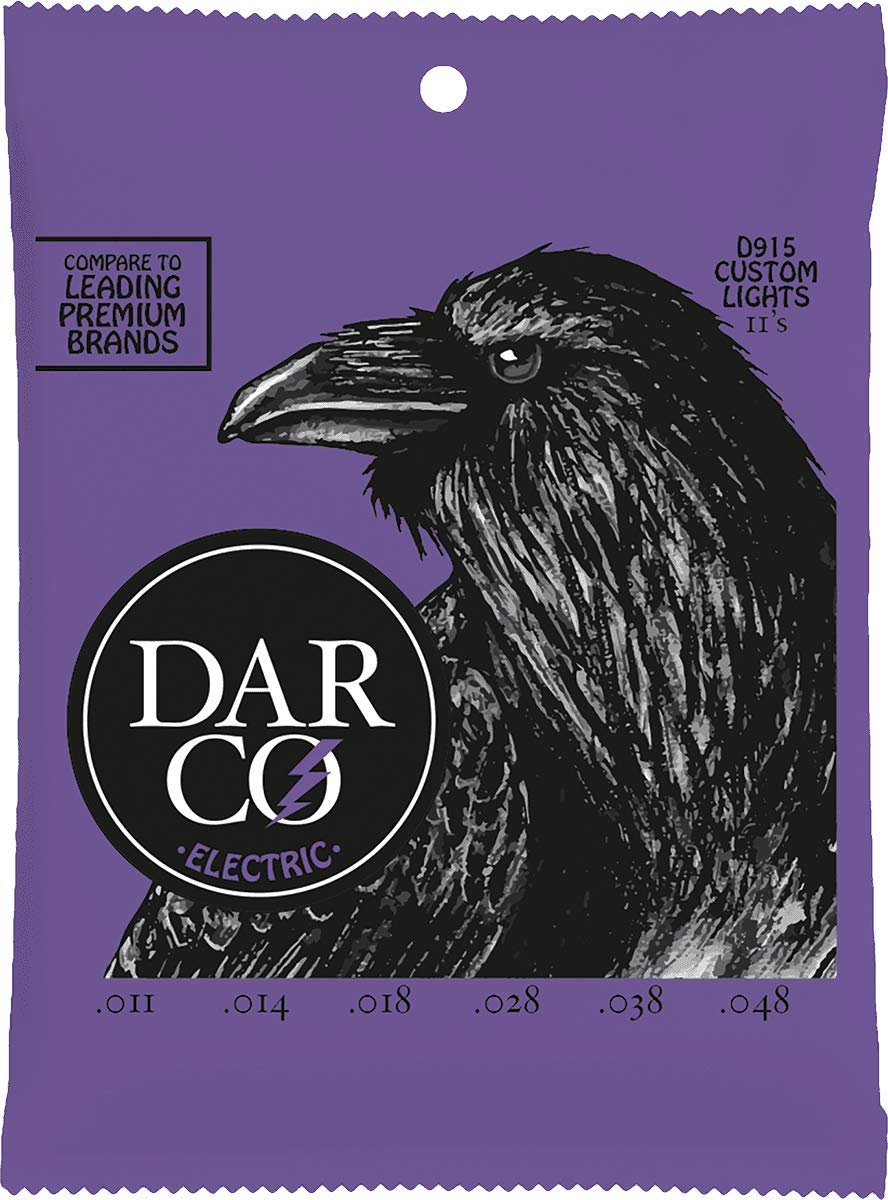 Darco Electric Guitar Strings, Custom Light .011-.049 (D915)