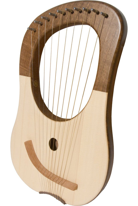 Mid-East 10-String Lyre Harp - Walnut