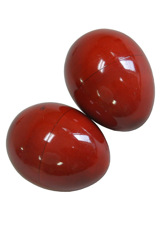 DOBANI Wooden Egg Shakers - Pair - Red