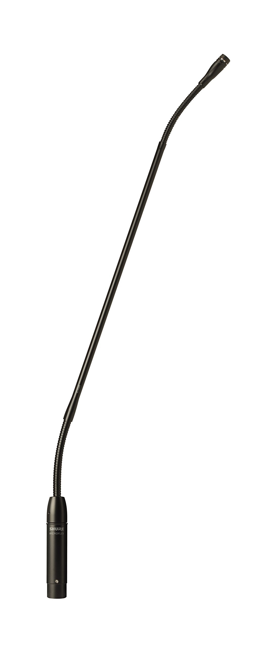 Shure MX418SE/C Cardioid Condenser Microphone, 18" Gooseneck with in-Line Preamp, Shock & Flange Mount, 10' Side- (or Bottom-) Exit Cable, Snap-Fit Foam Windscreen