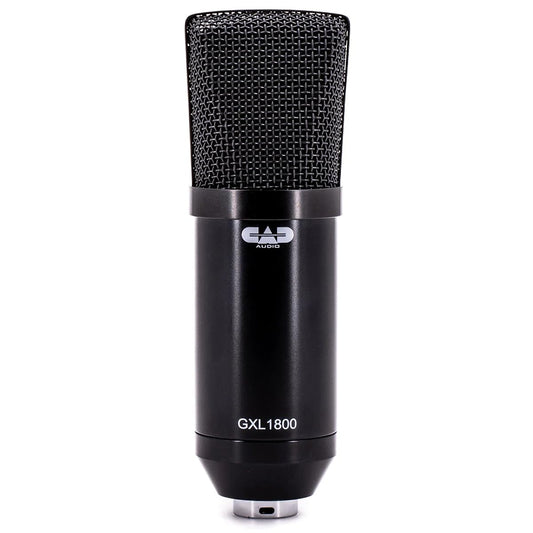 CAD Audio GXL1800 Large Format Side Address Condenser Microphone- Perfect for Studio, Podcasting & Streaming, Black