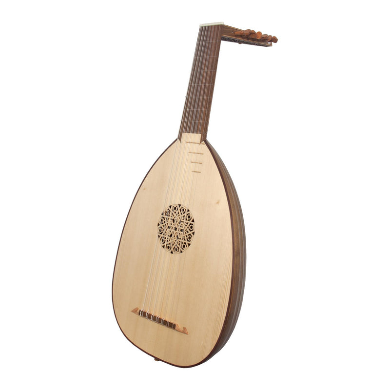 ROOSEBECK DELUXE 7-COURSE WALNUT LUTE w/ GIG BAG