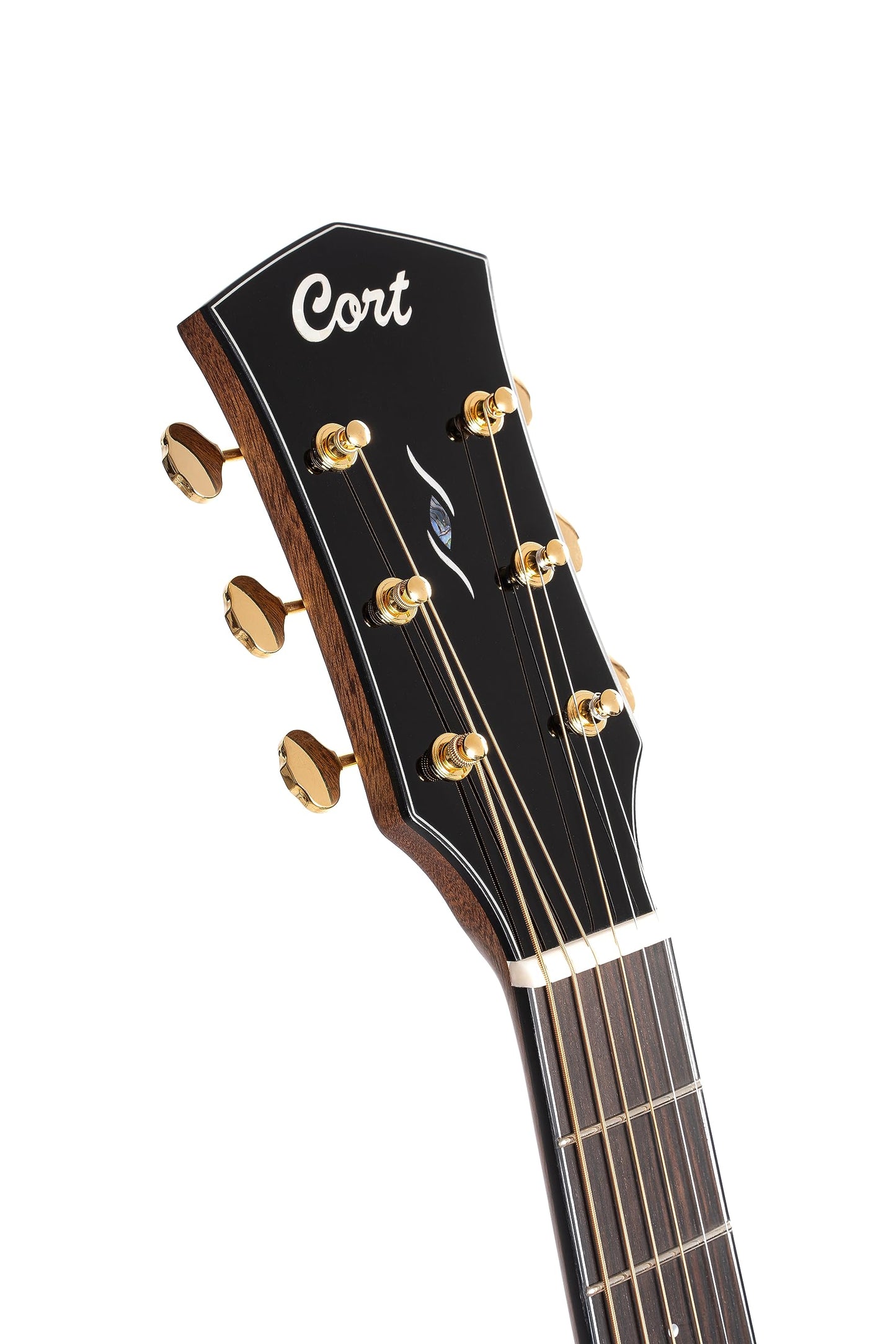 Cort 6 String Acoustic-Electric Guitar, Right, Natural, Full (GOLDA6-BO)