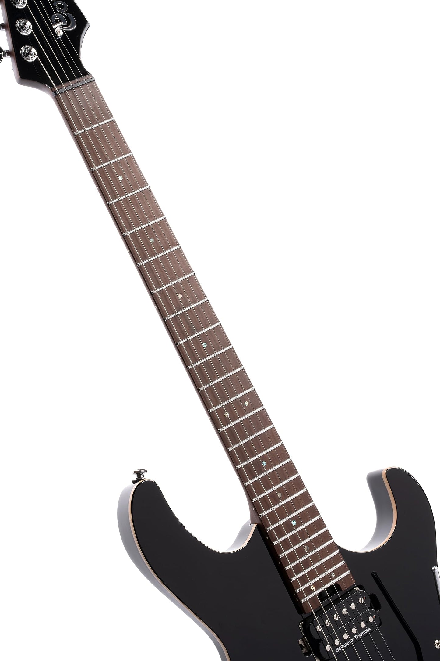 Cort 6 String Solid-Body Electric Guitar, Right, Black, Full (G300PROBK)