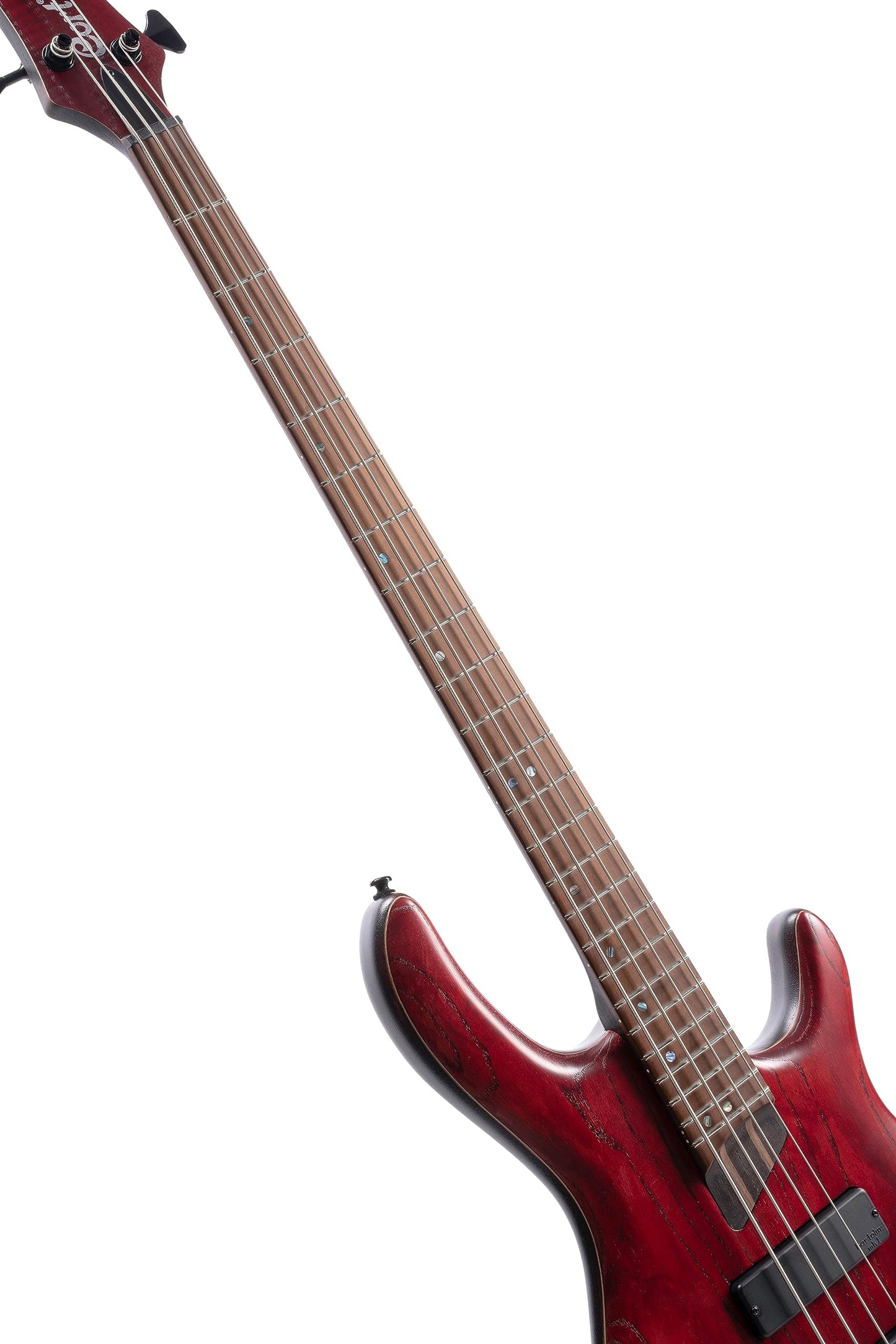 Cort, 4-String Bass Guitar, Right, Open Pore Burgundy Red, Full (B4ELEMENTOPBR)