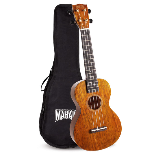 Mahalo, 4-String Concert Ukulele, Natural, (MH2VNA)