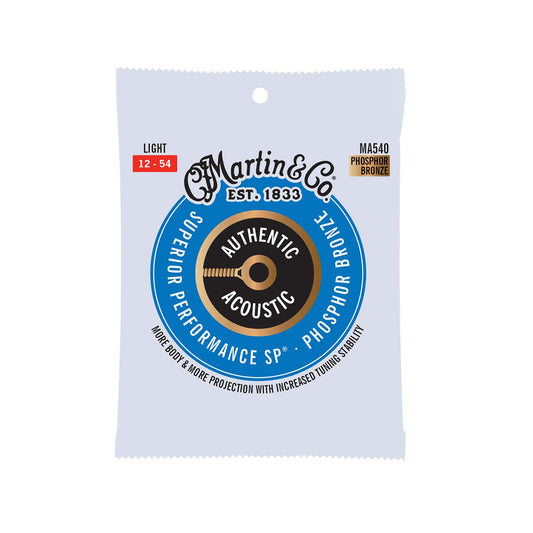 Other MA540 Authentic SP Phosphor Bronze Light Gauge Acoustic Guitar Strings (41Y18MA540)