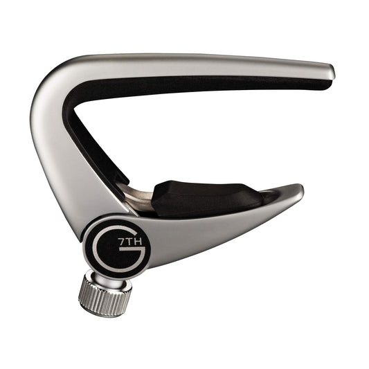 G7th Newport Series Guitar Capo (C31010),Silver, 6 String