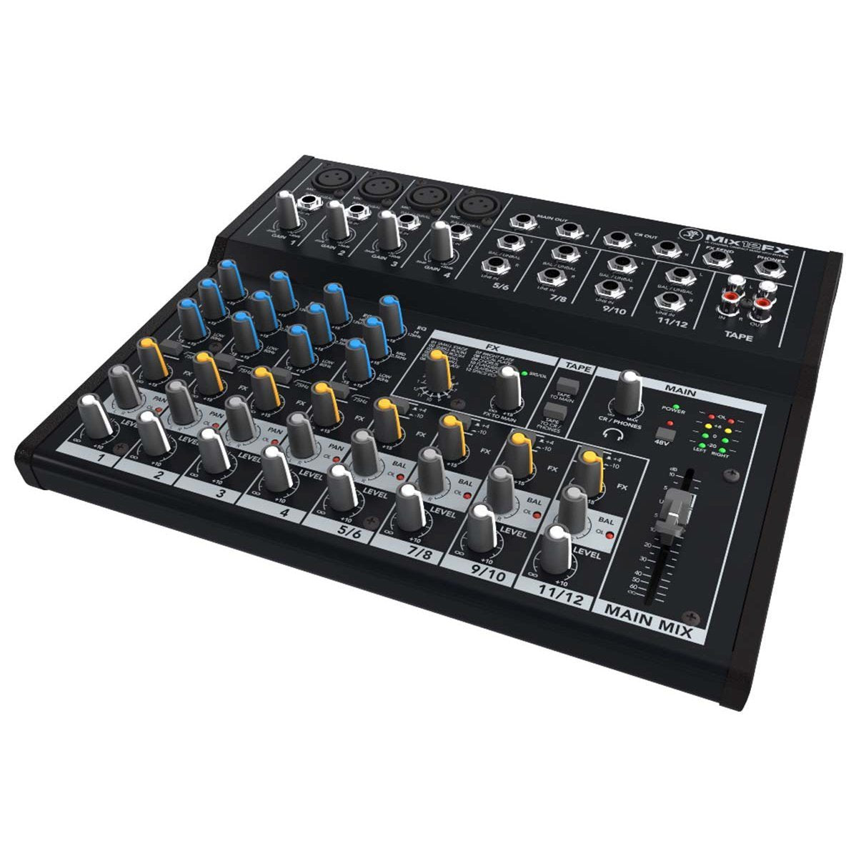 Mackie Mix12FX 12-Channel Compact Mixer with Effects