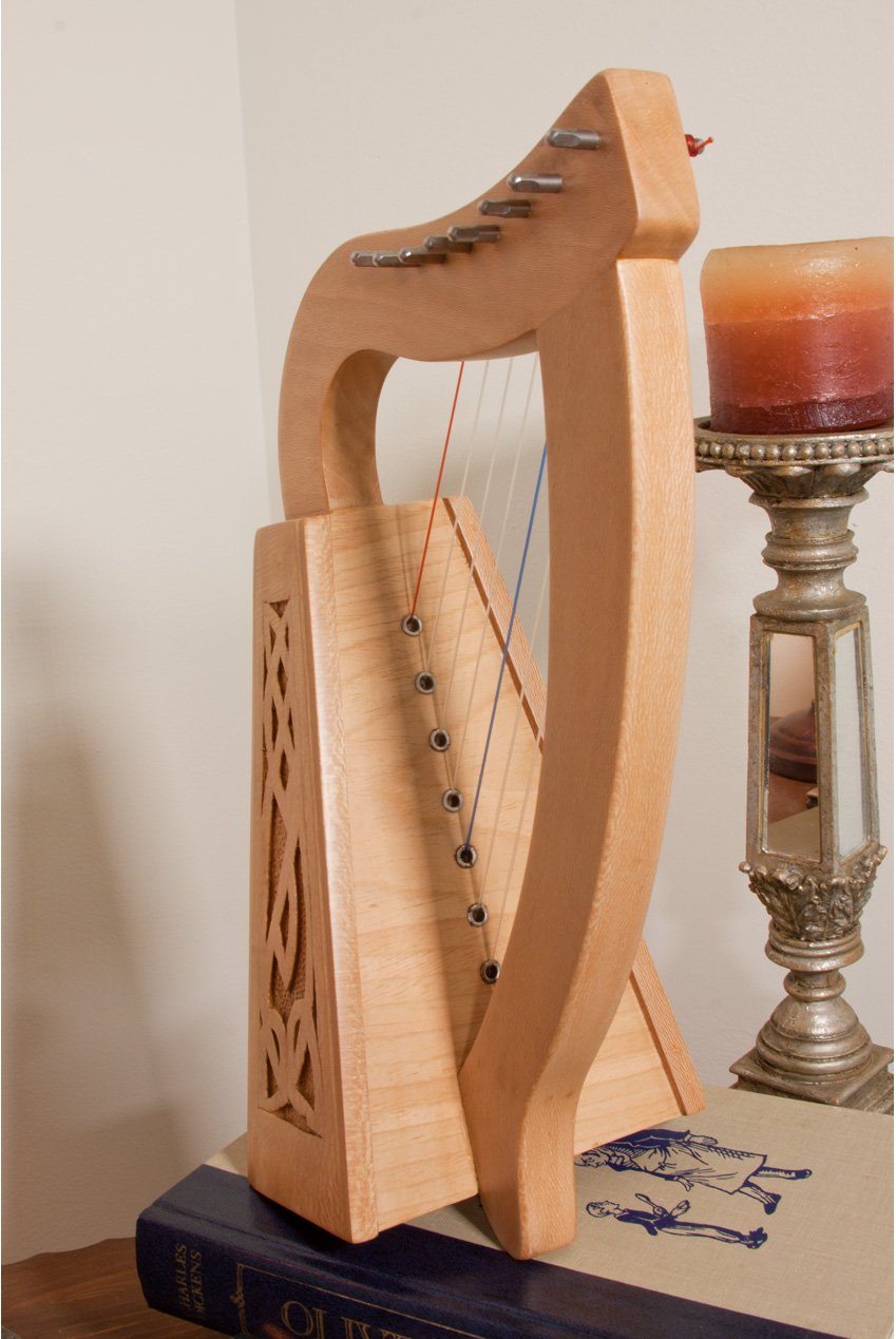 ROOSEBECK LILY HARP 8-STRING, LACEWOOD