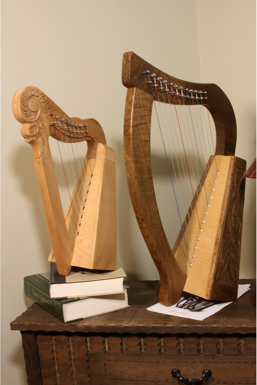 Roosebeck 8-String Parisian Mini Harp - Lacewood