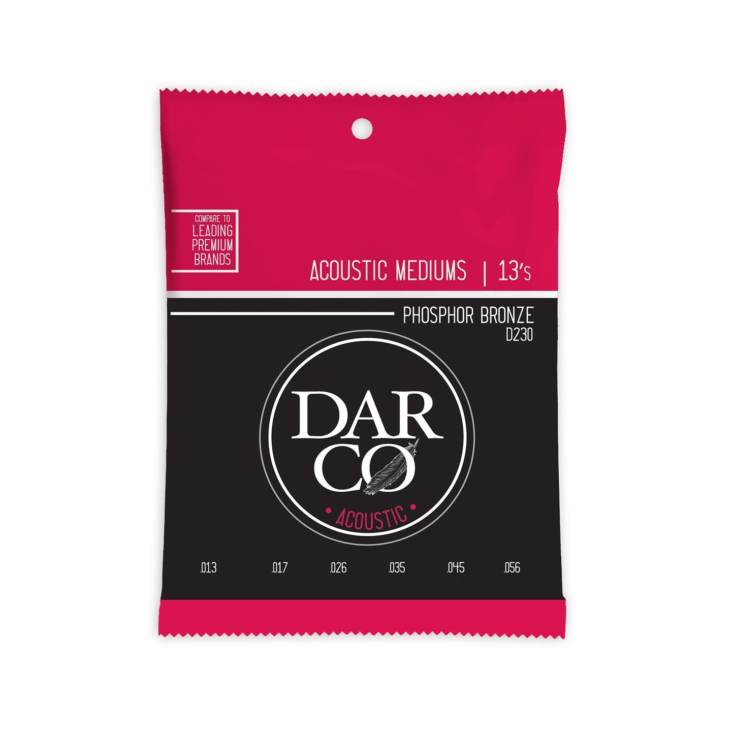 Darco Acoustic Strings, 92/8, 6 String, Medium