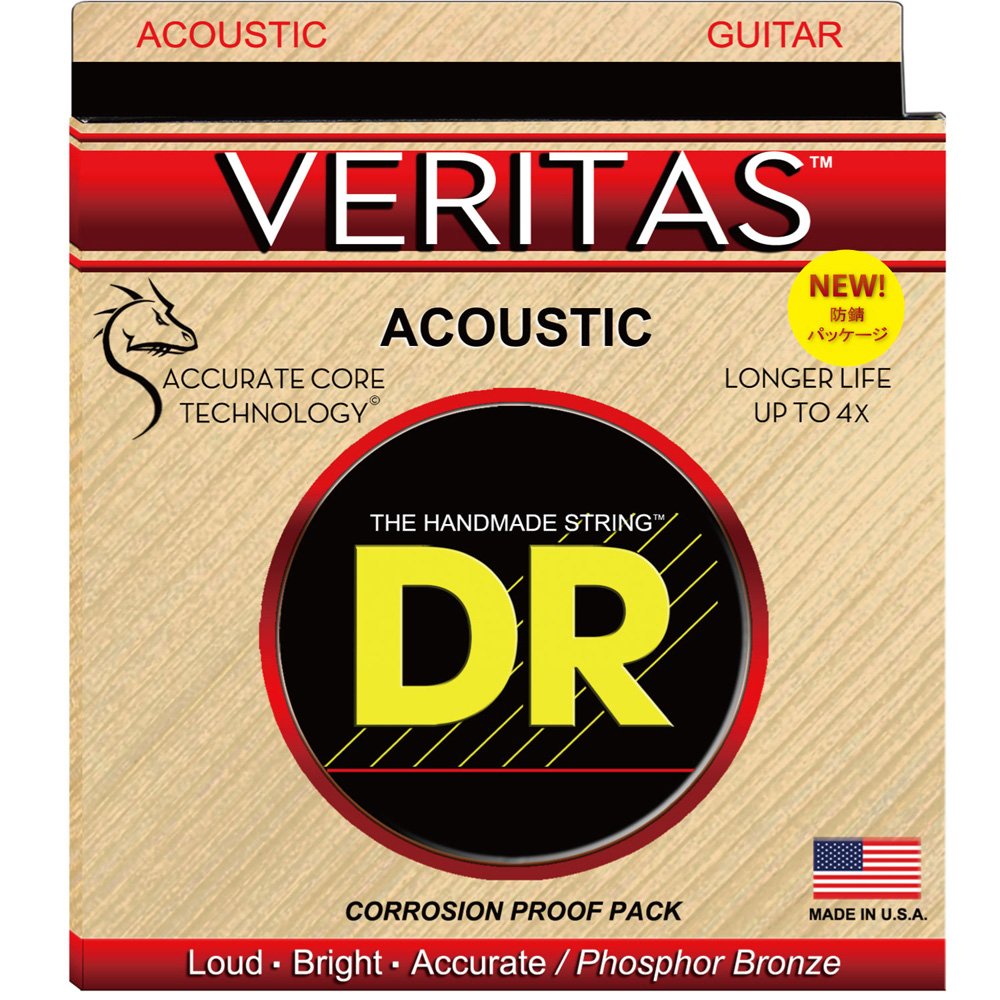 Dr. Veritas vta-210 – 13 Medium Acoustic Guitar Strings Set of 12