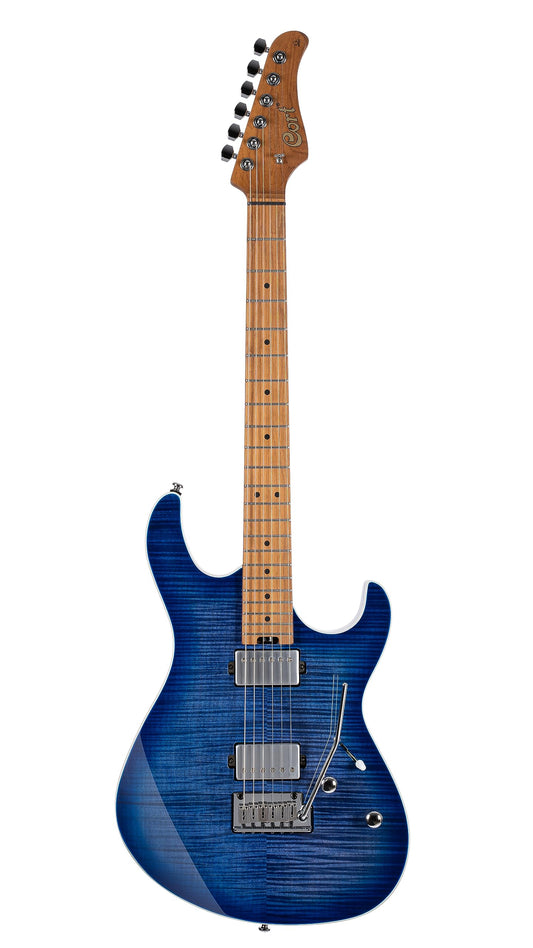 Cort G290 Fat II Electric Guitar, Bright Blue Burst