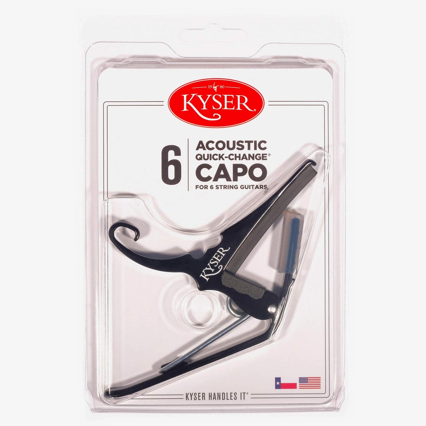 Kyser KG6B Acoustic Guitar Capo  Black