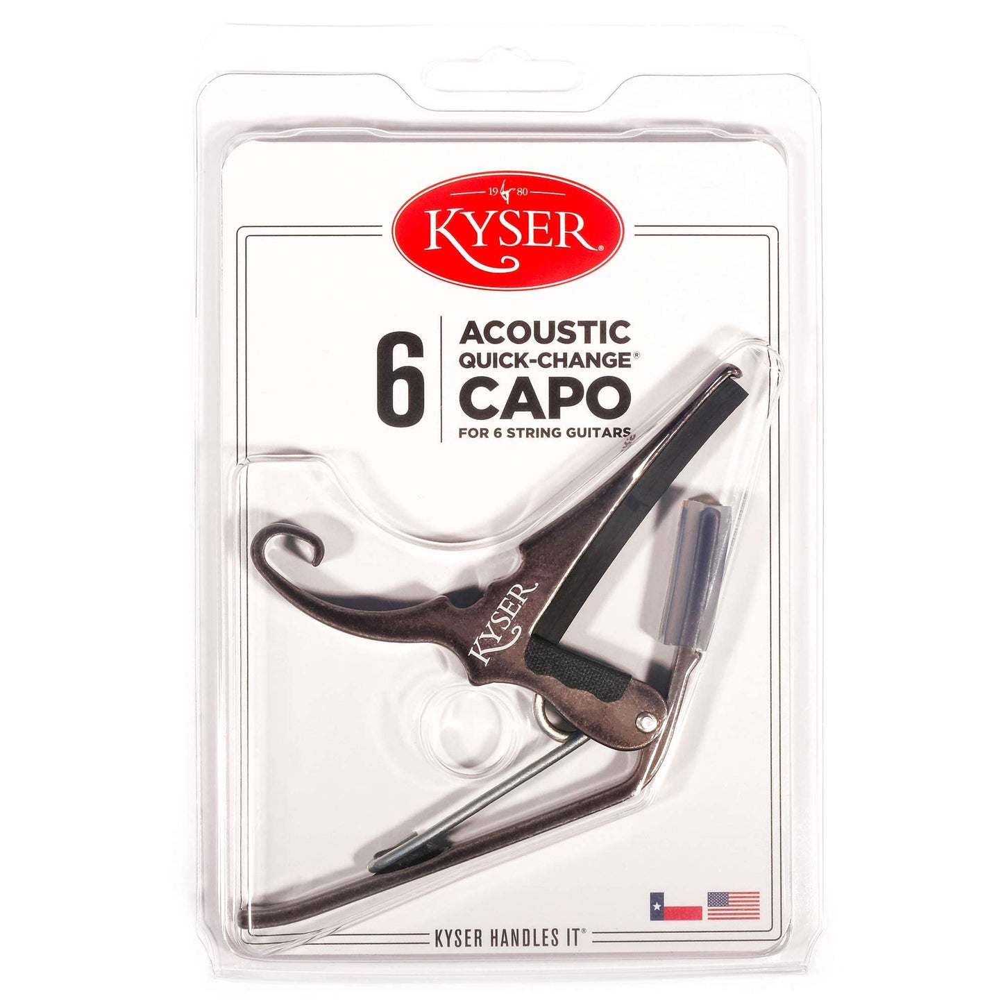 Capo  Kyser 6 Str Black Chrome