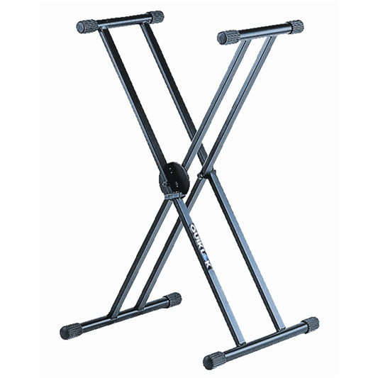 Quik Lok Double-Brace Single-Tier "X" Keyboard Stand