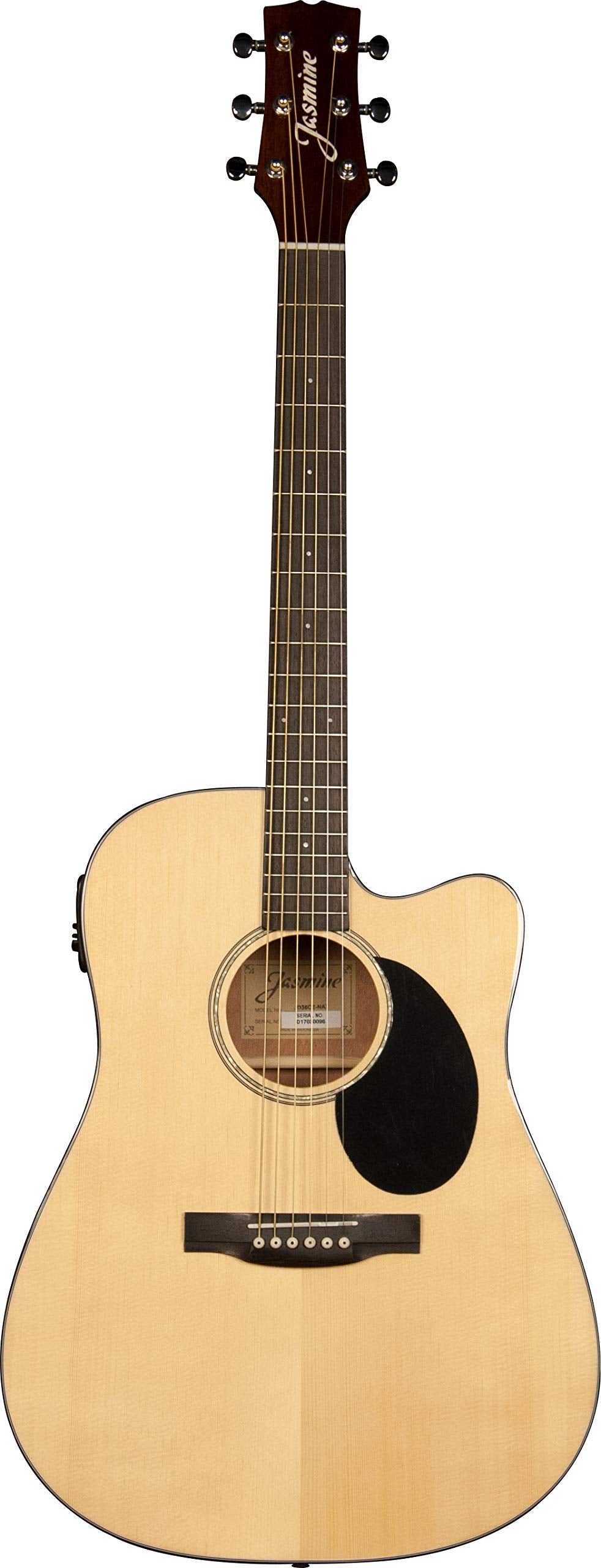 Jasmine JD36CE-NAT J-Series Acoustic-Electric Guitar, Natural