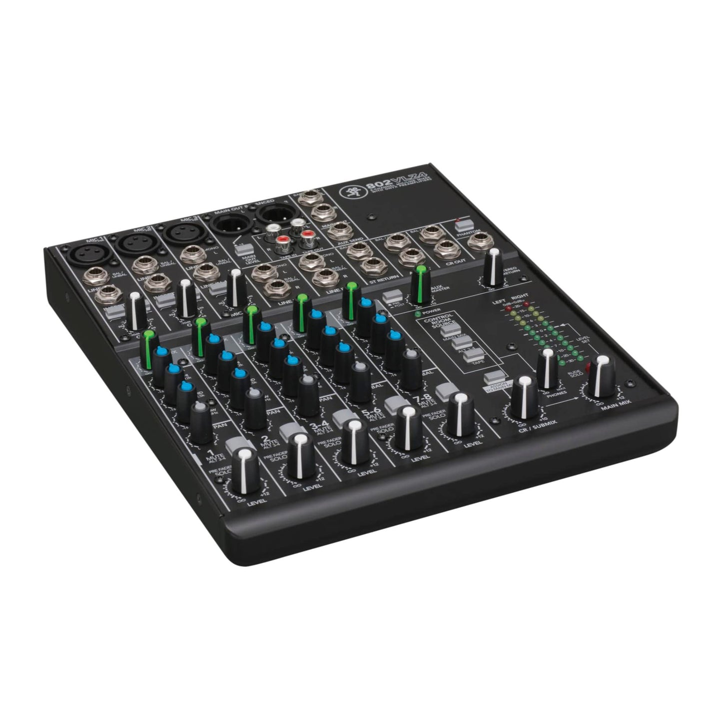 Mackie 802VLZ4, 8-channel Ultra Compact Mixer with High Quality Onyx Preamps