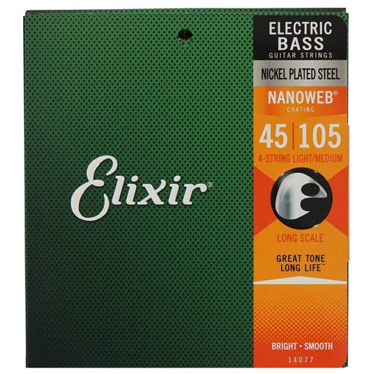 Elixir 14077/Nanoweb/Medium x 2set Base Strings